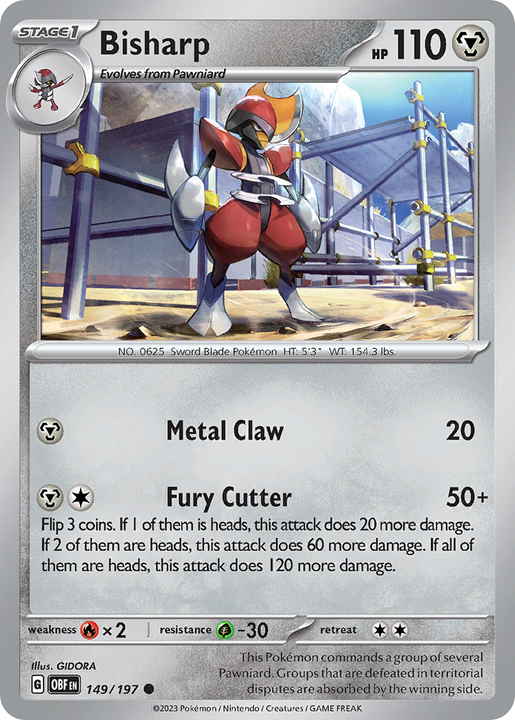 Bisharp (Reverse Holo) 149/197