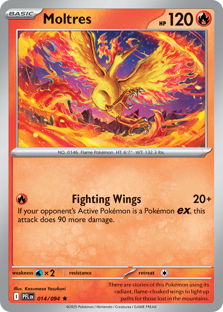 Moltres (Reverse Holo) 14/94