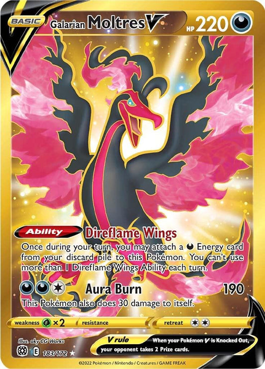 183/172 - Brilliant Stars - Galarian Moltres V