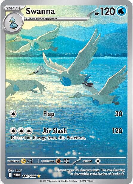 110/086 -  White Flare - Swanna (Illustration Rare)