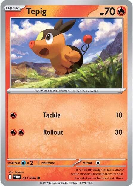 011/086 -  White Flare - Tepig