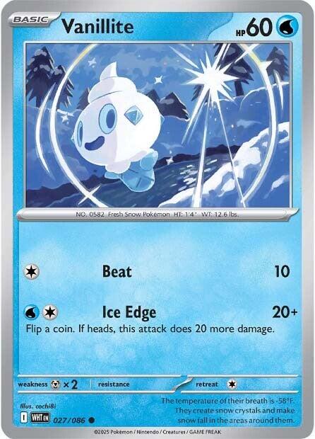 027/086 -  White Flare - Vanillite