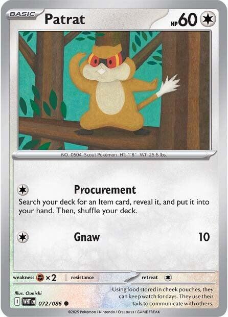 072/086 -  White Flare - Patrat