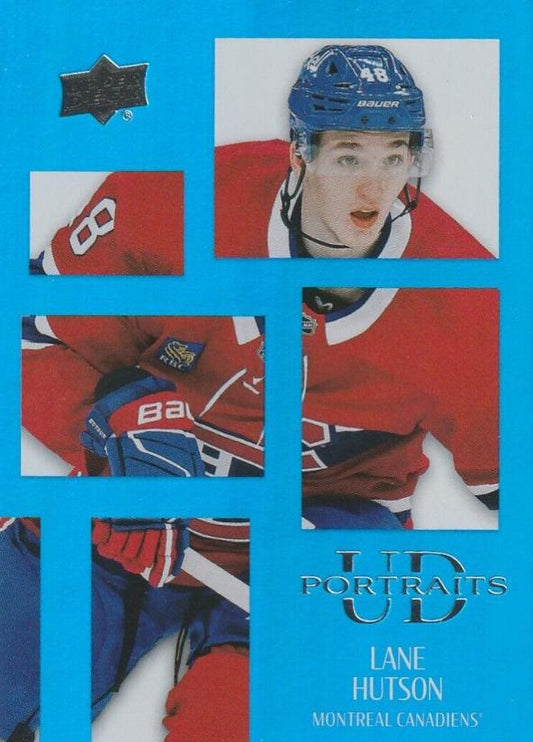 P-44 Lane Hutson 2024 Upper Deck UD Portraits