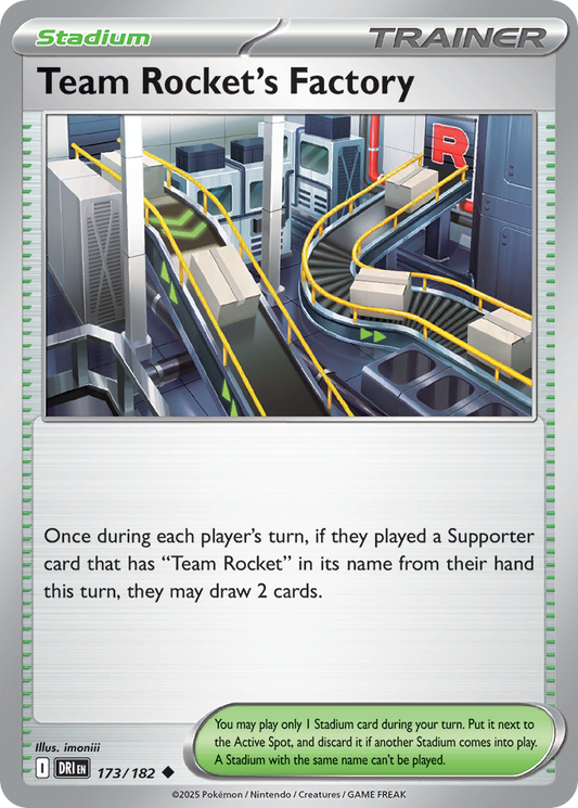 Team Rocket's Factory (Reverse Holo) 173/182