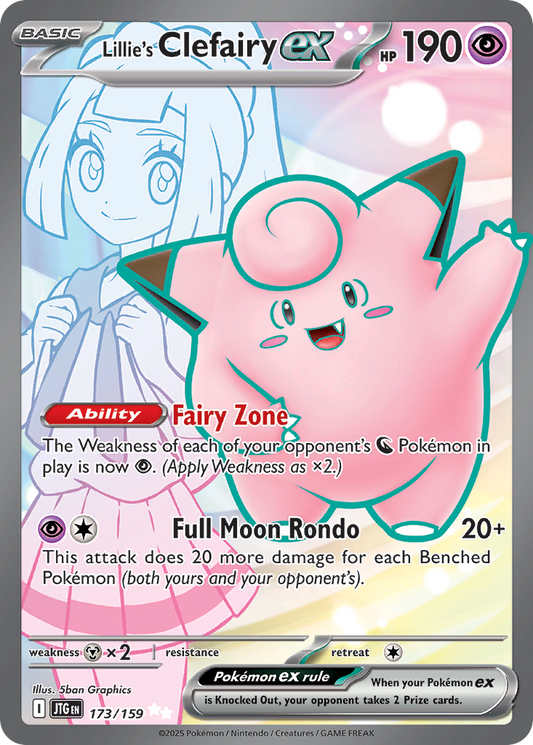 Lillie's Clefairy ex 173/159