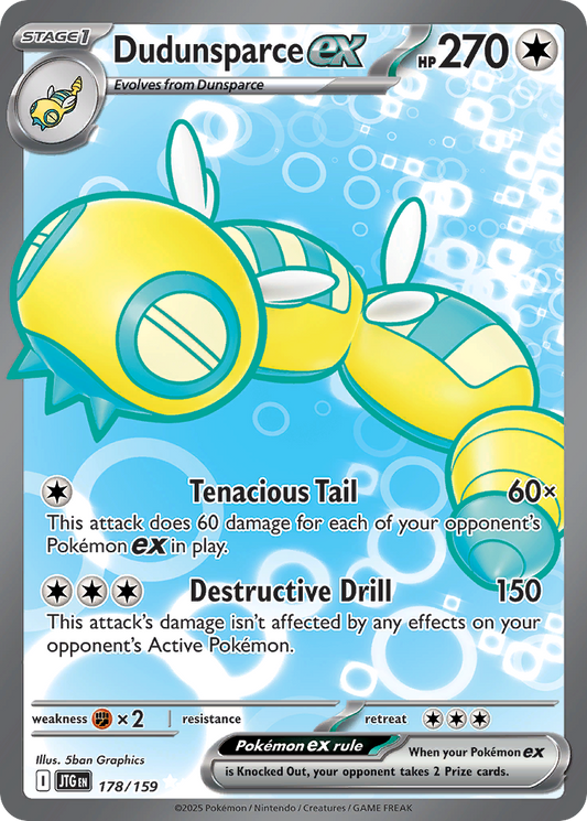 Dudunsparce ex 178/159