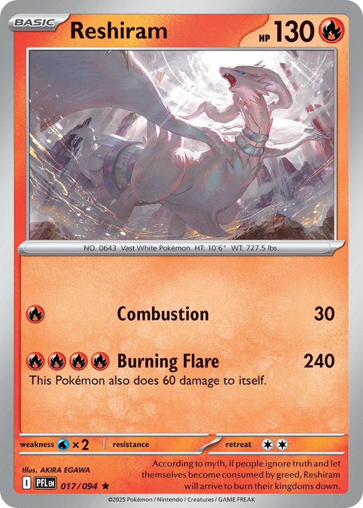 Reshiram (Reverse Holo) 17/94