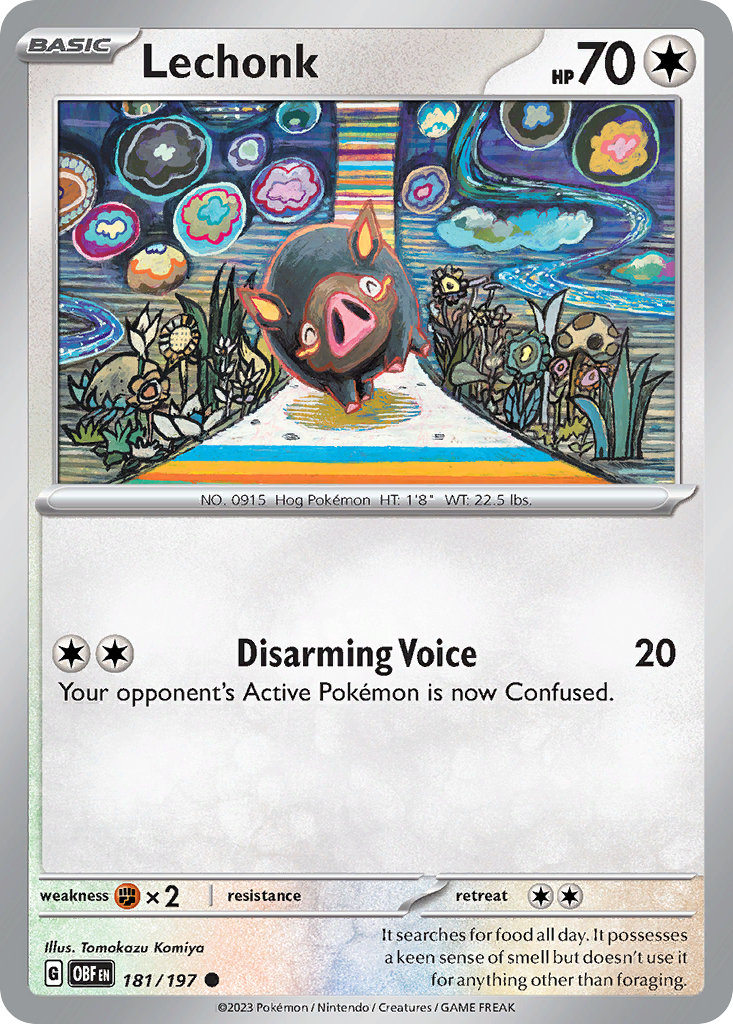 Lechonk (Reverse Holo) 181/197