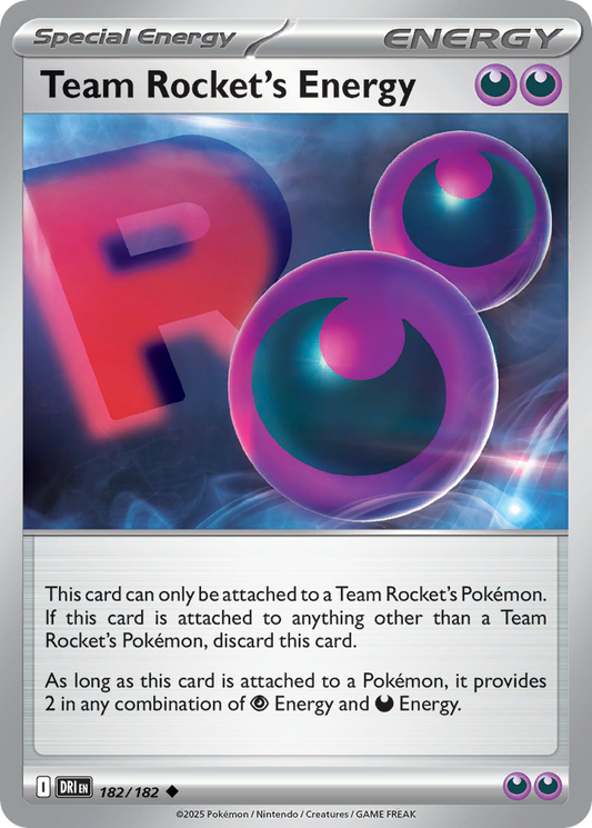 Team Rocket's Energy 182/182