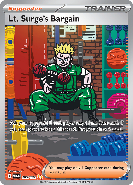 Lt. Surge's Bargain 185/132