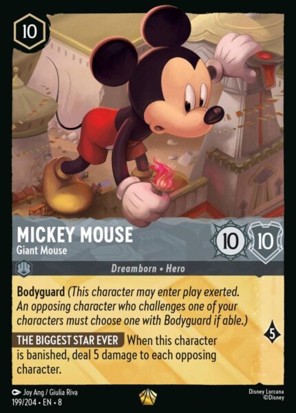 199 Mickey Mouse - Giant Mouse - EN 9 | Lorcana TCG
