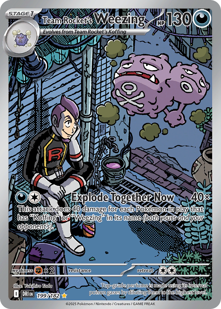 Team Rocket's Weezing 199/182