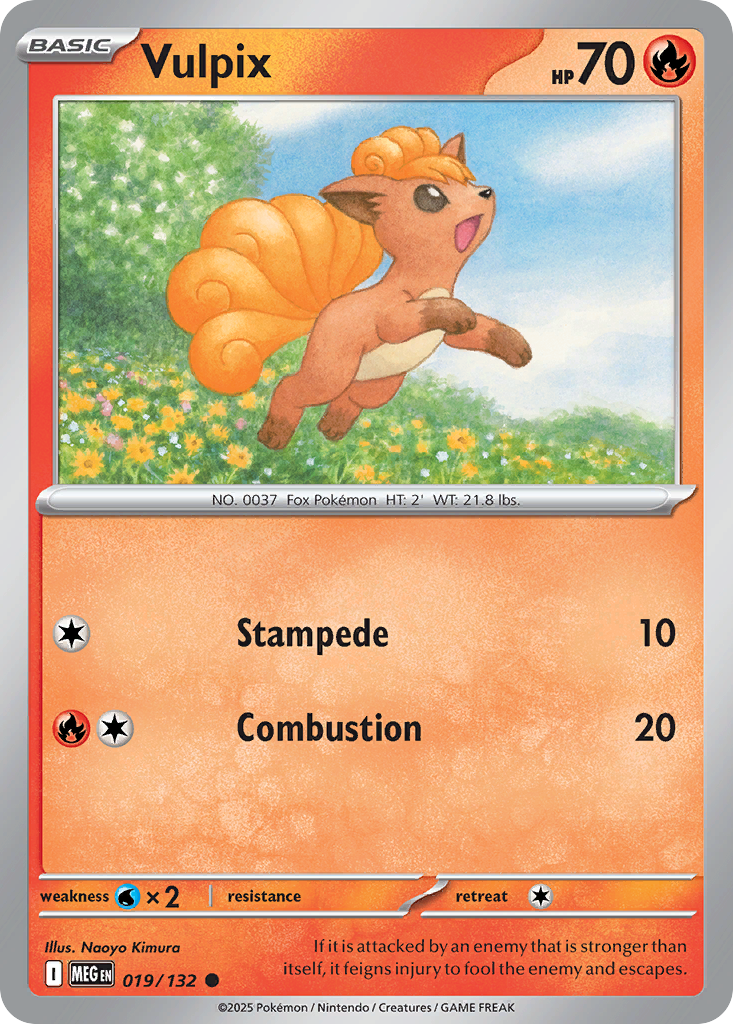 Vulpix (Reverse Holo) 019/132