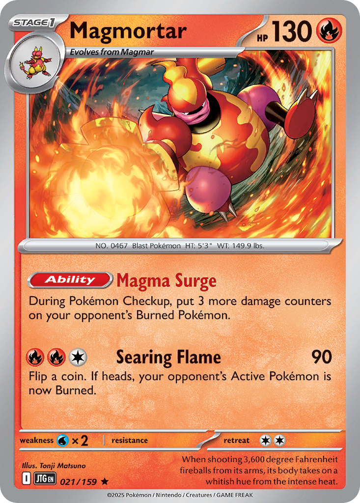 Magmortar (Reverse Holo) 021/159