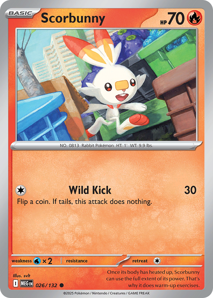 Scorbunny (Reverse Holo) 026/132
