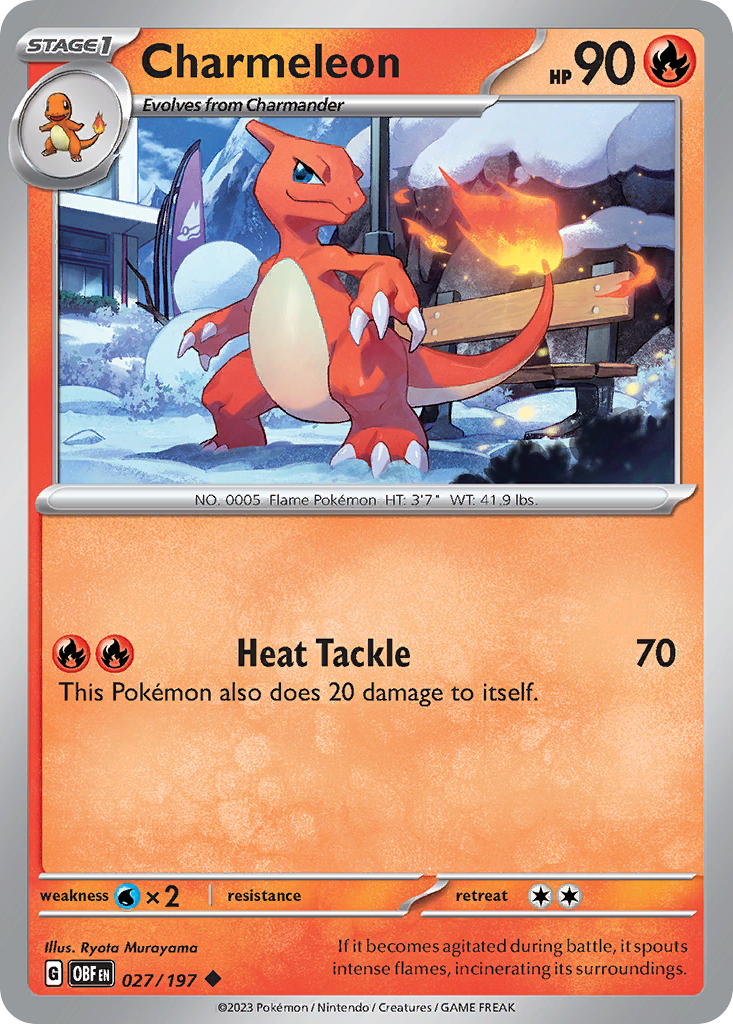 Charmeleon (Reverse Holo) 027/197
