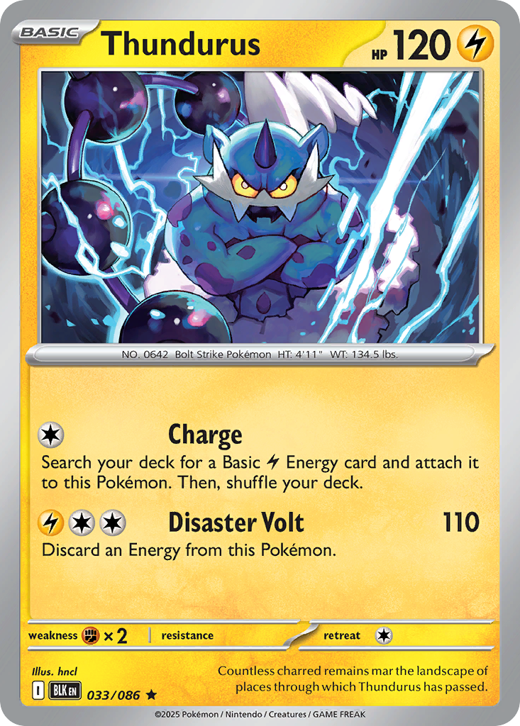 Thundurus (Holo) 33/86