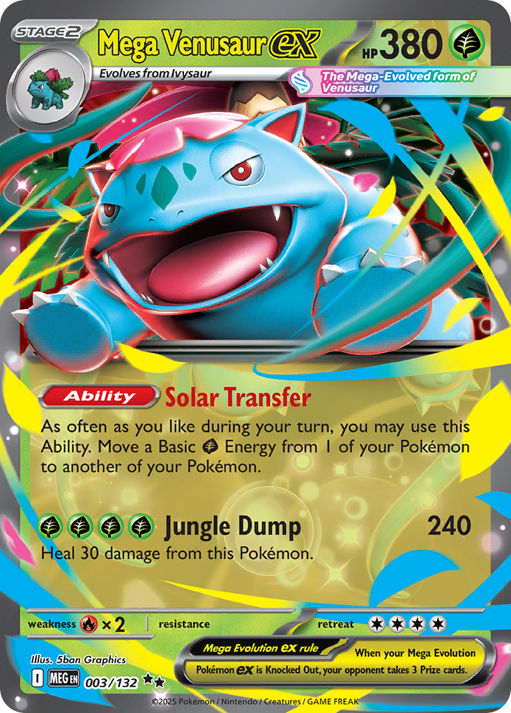 Mega Venusaur ex 003/132