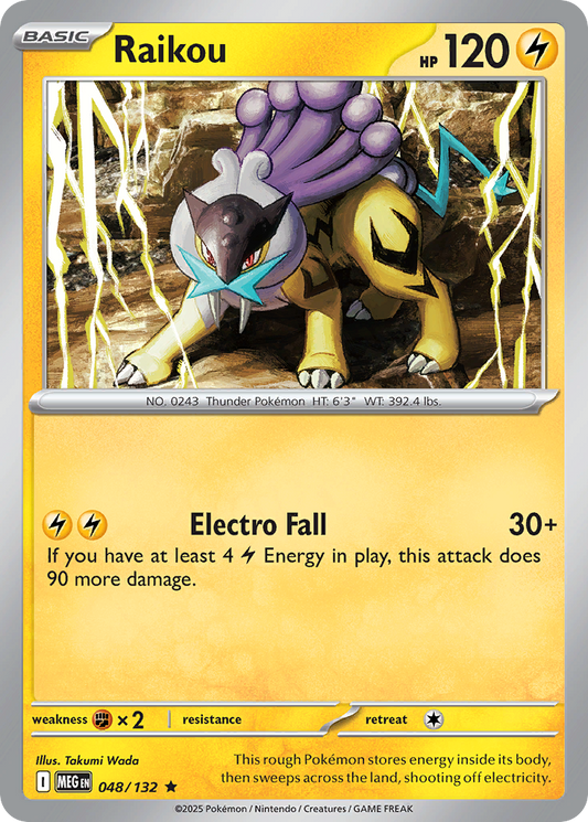 Raikou (Reverse Holo) 048/132