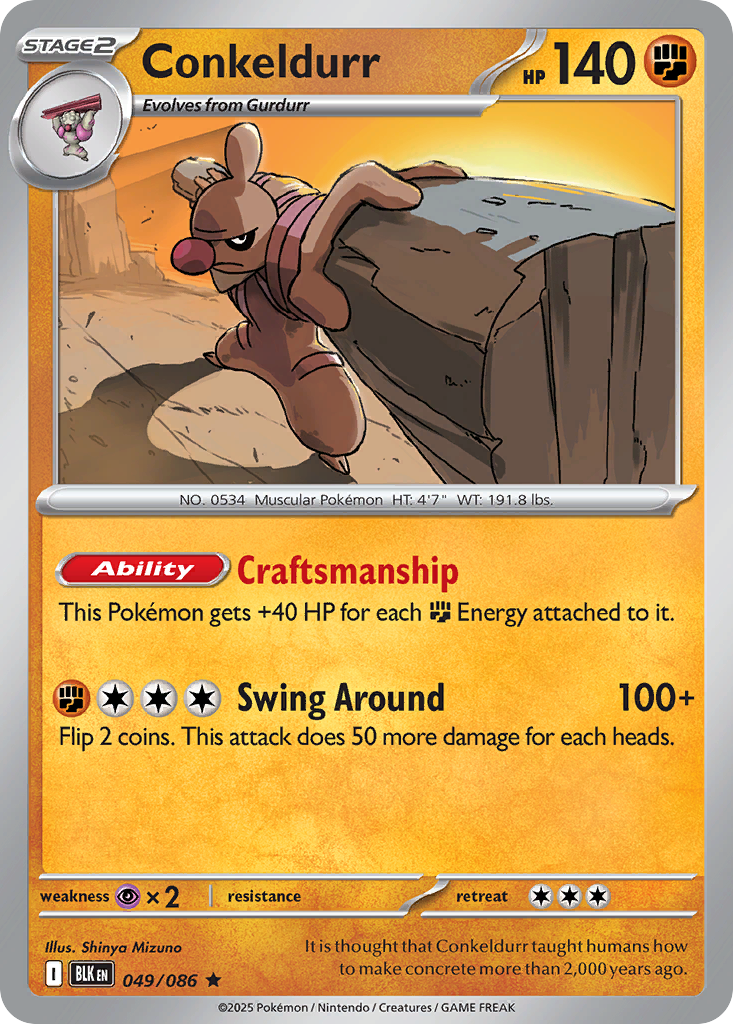Conkeldurr (Holo) 49/86