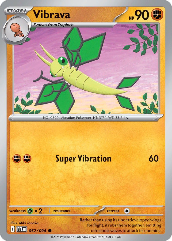 Vibrava (Reverse Holo) 52/94