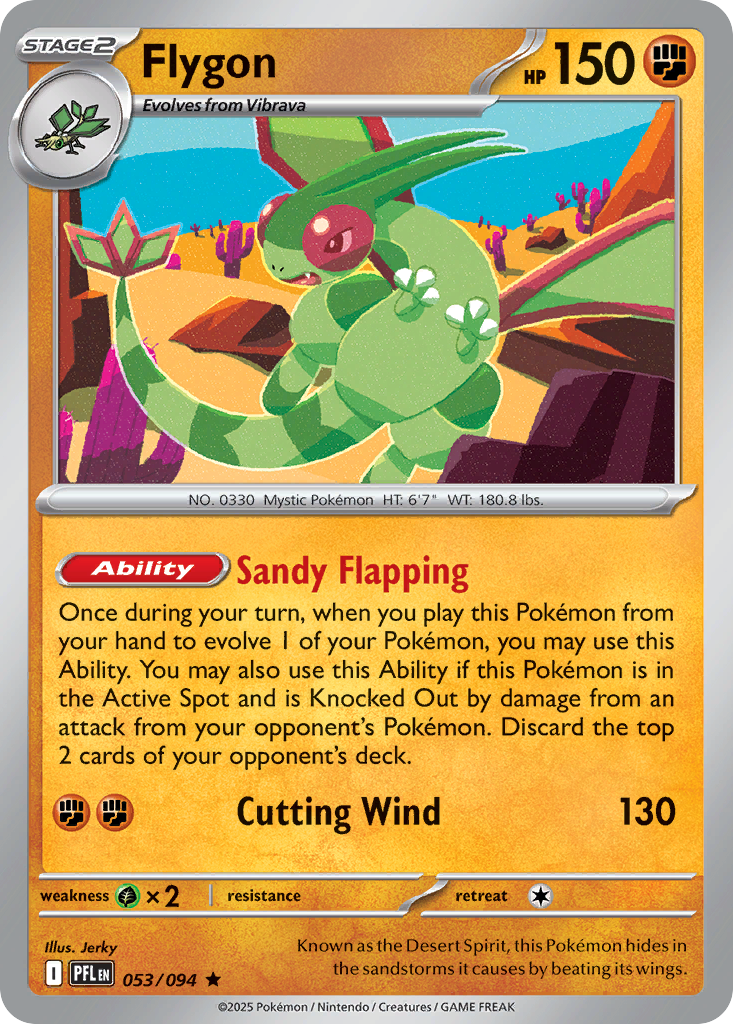 Flygon (Reverse Holo) 53/94