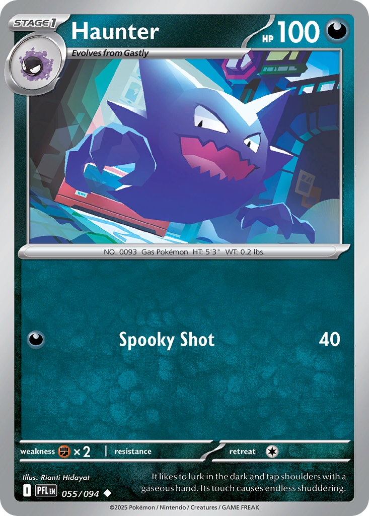 Haunter (Reverse Holo) 55/94