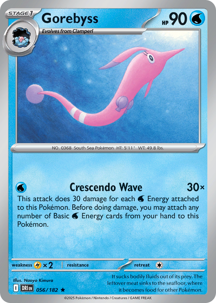 Gorebyss (Reverse Holo) 056/182