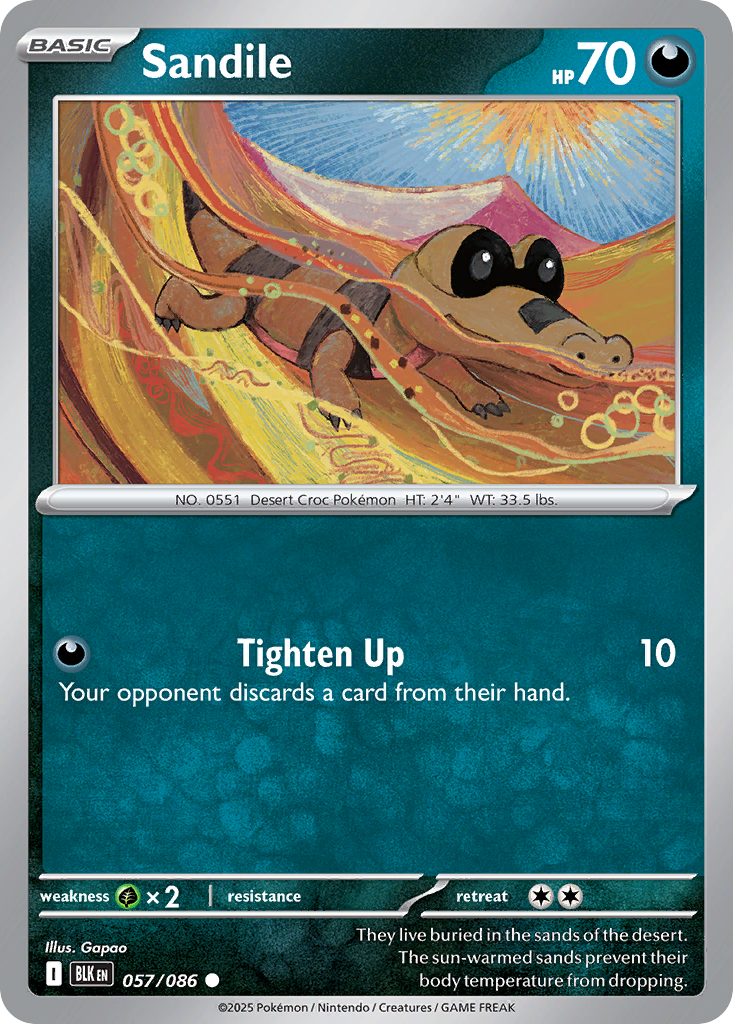 Sandile (Reverse Holo) 57/86