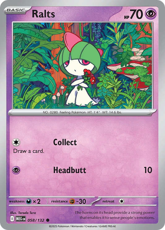 Ralts (Reverse Holo) 058/132