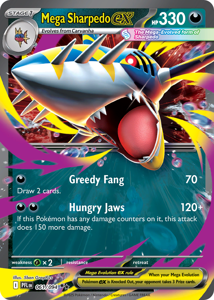 Mega Sharpedo ex 61/94