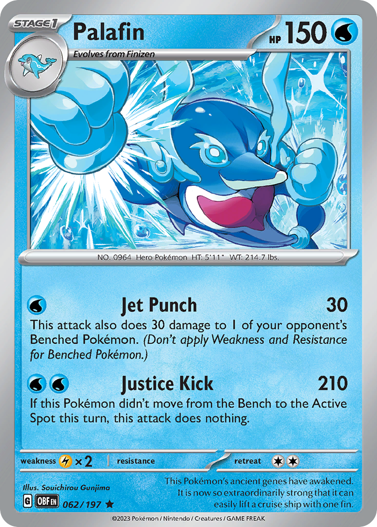 Palafin (Reverse Holo) 062/197