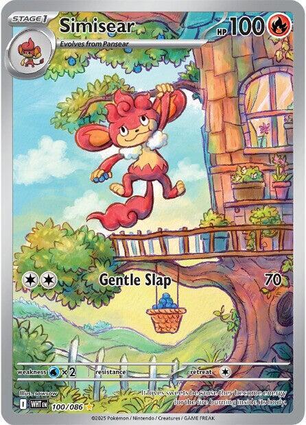 100/086 -  White Flare - Simisear (Illustration Rare)