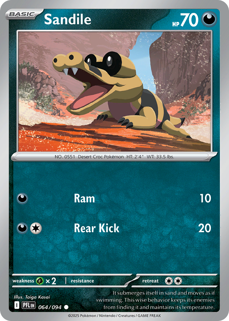 Sandile (Reverse Holo) 64/94