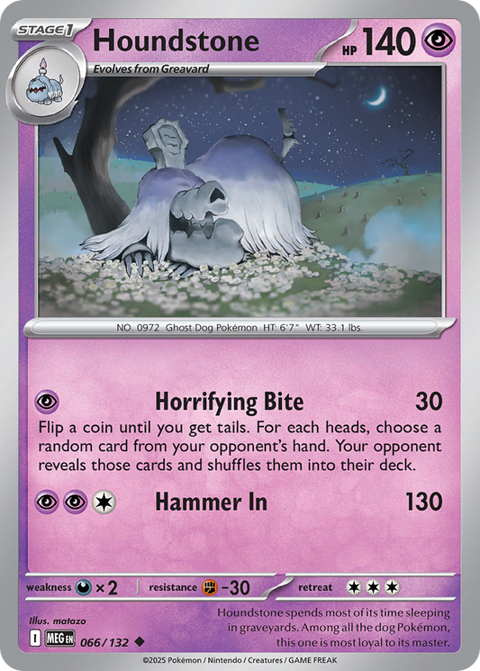 Houndstone (Reverse Holo) 066/132