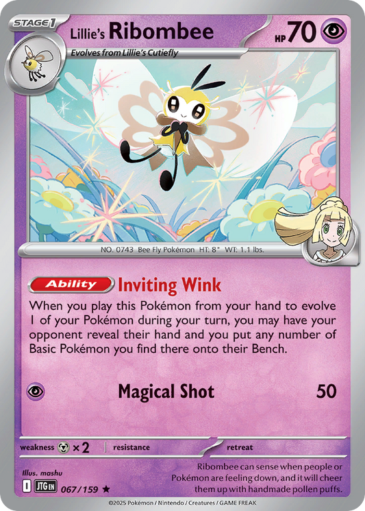 Lillie's Ribombee (Holo) 067/159