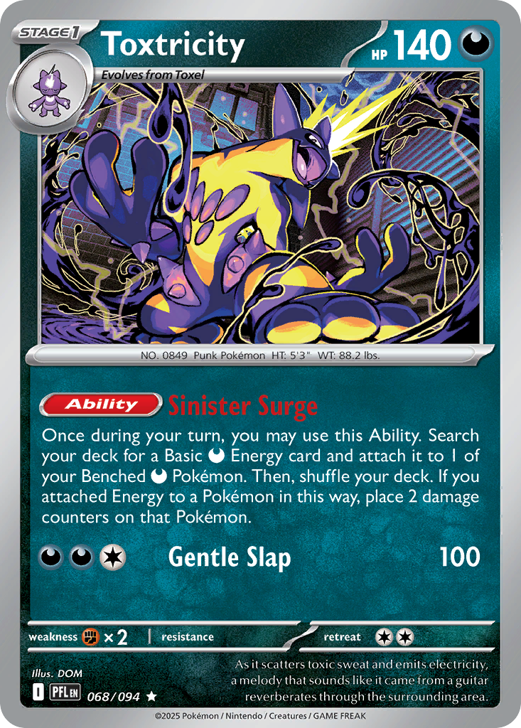 Toxtricity (Reverse Holo) 68/94
