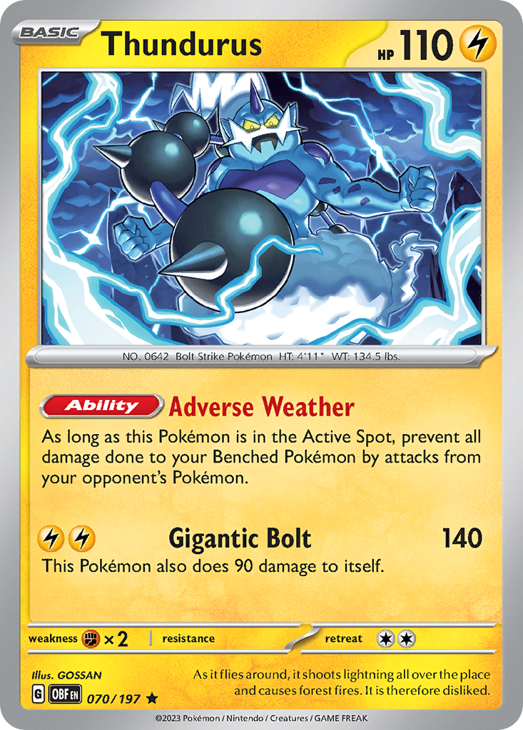 Thundurus (Holo) 070/197