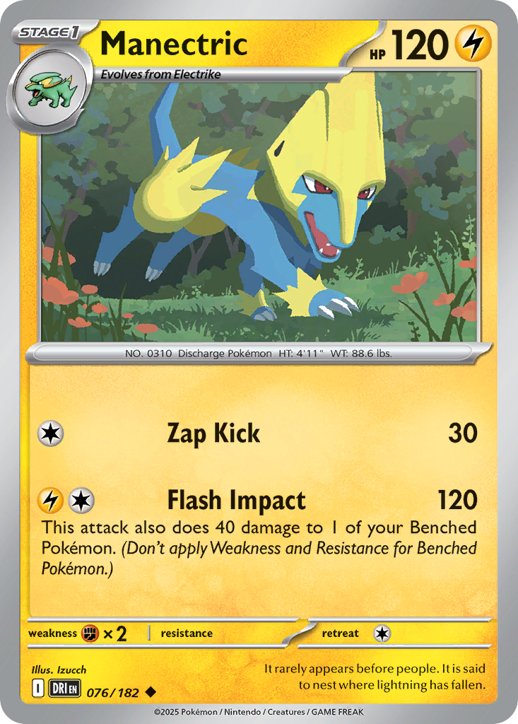 Manectric (Reverse Holo) 076/182