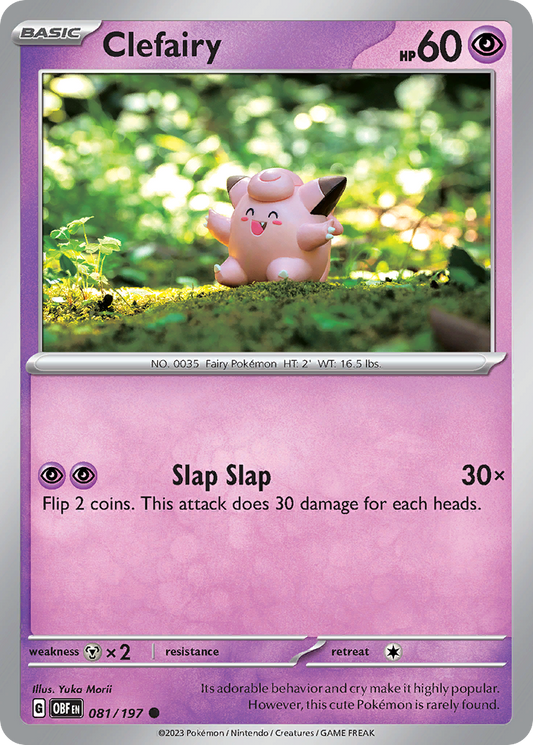 Clefairy (Reverse Holo) 081/197