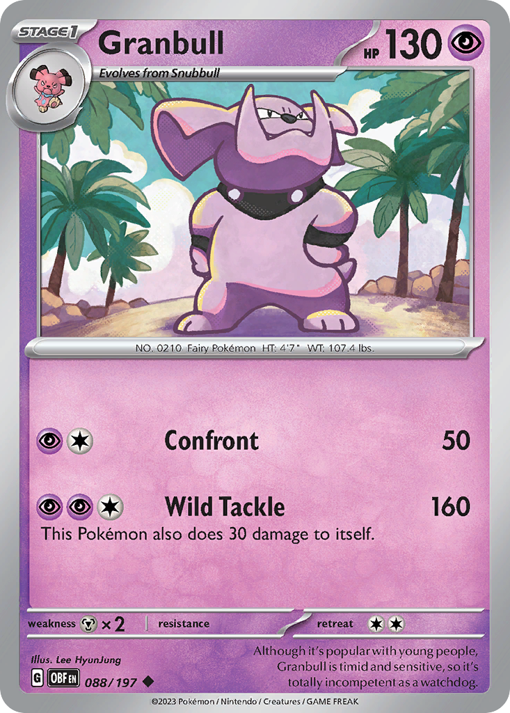 Granbull (Reverse Holo) 088/197