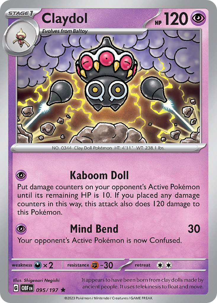 Claydol (Holo) 095/197