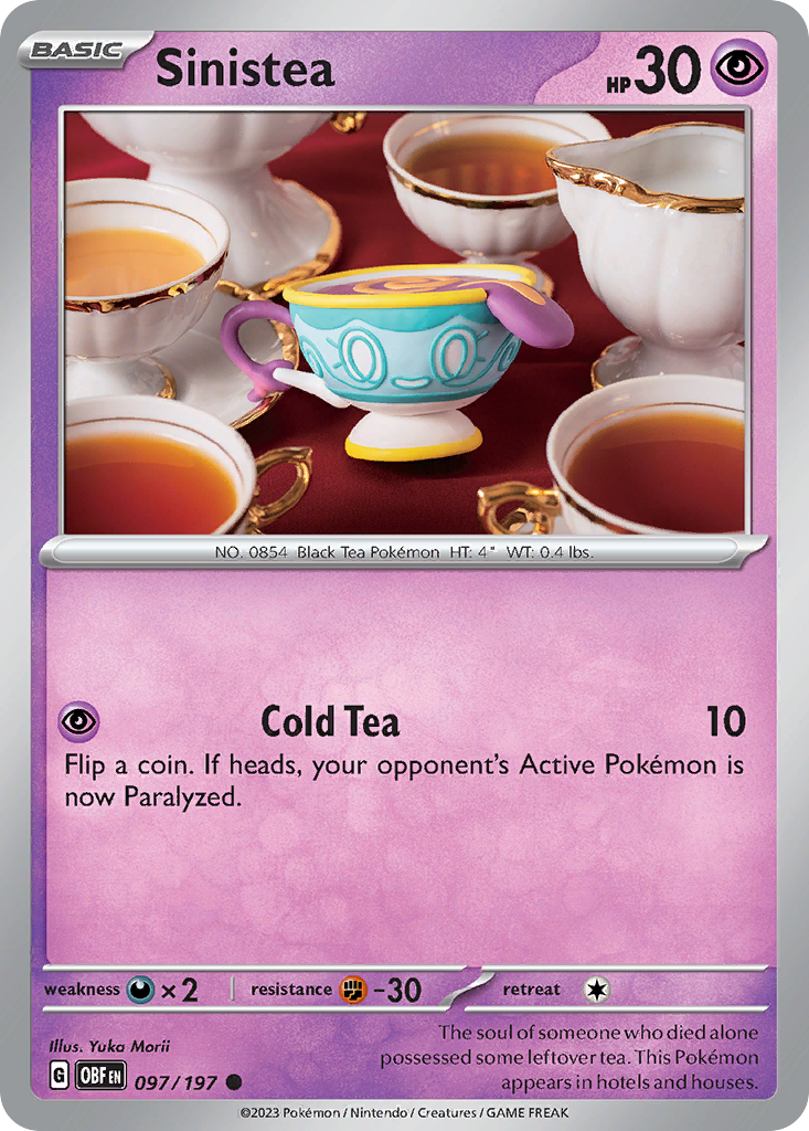 Sinistea (Reverse Holo) 097/197