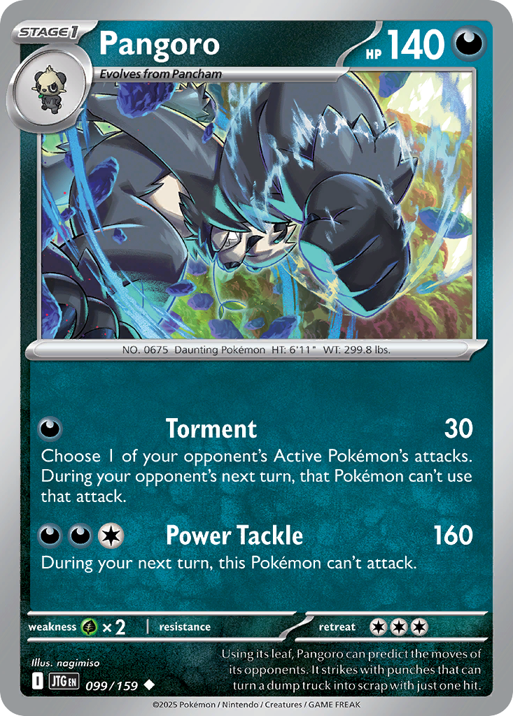 Pangoro (Reverse Holo) 099/159