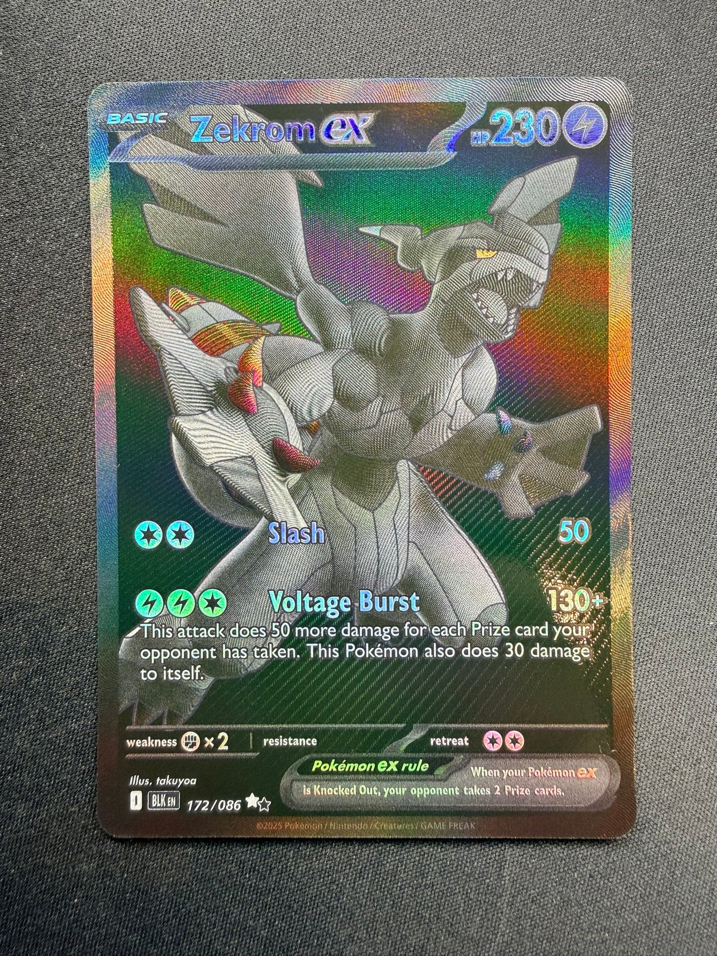 172 Zekrom ex (Holo) - Holo - BLK | Pokémon TCG
