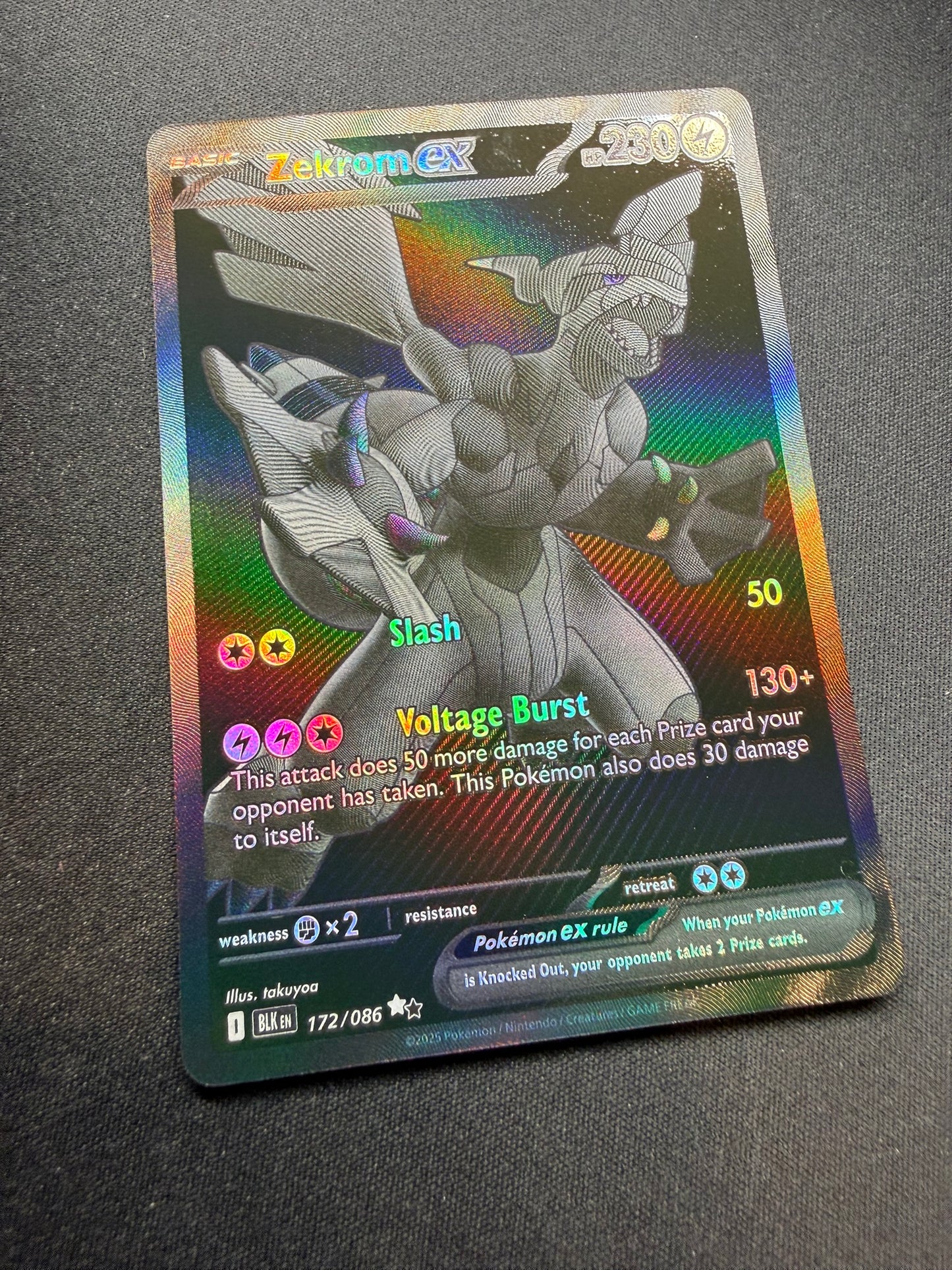 172 Zekrom ex (Holo) - Holo - BLK | Pokémon TCG