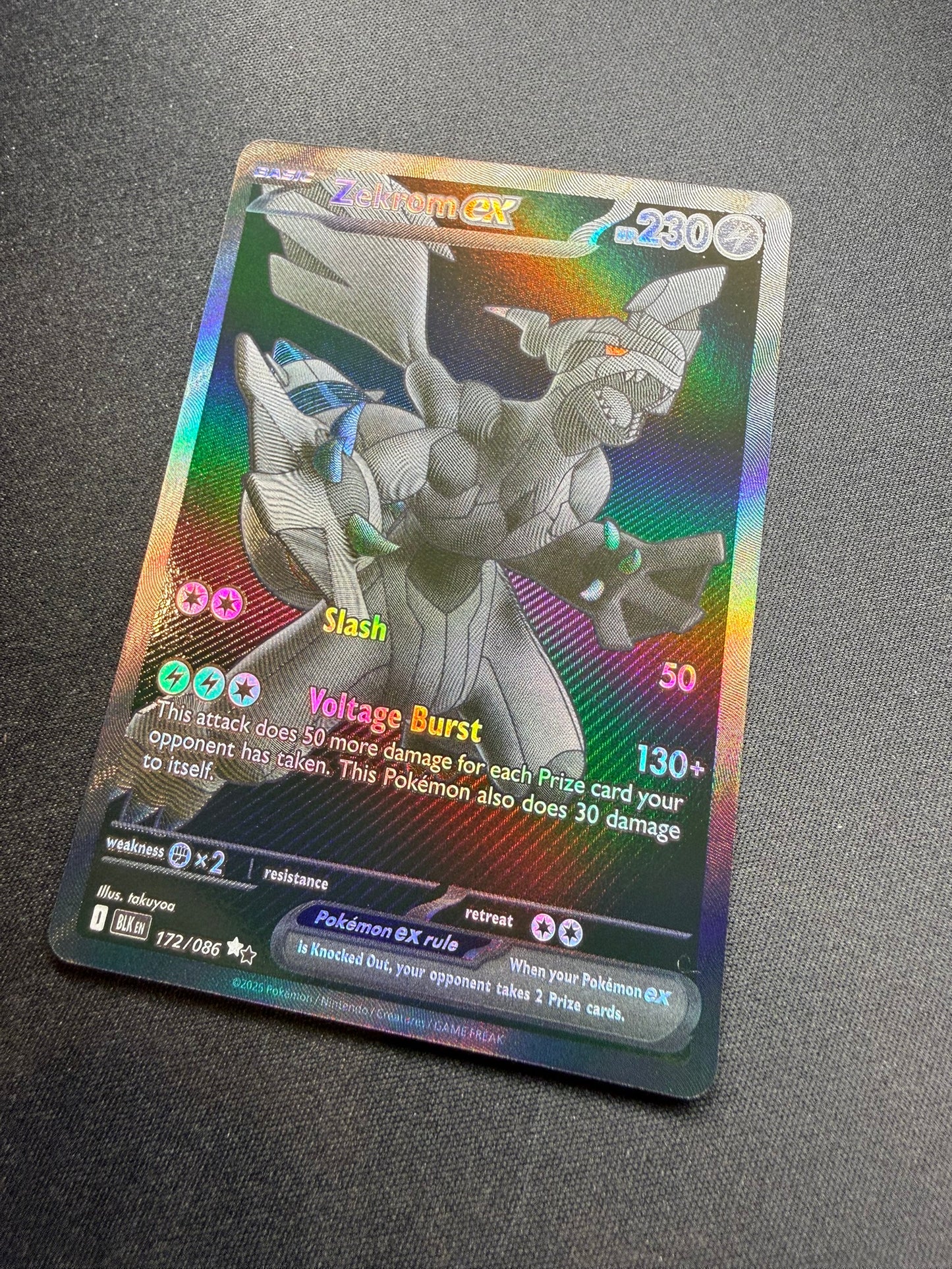 172 Zekrom ex (Holo) - Holo - BLK | Pokémon TCG