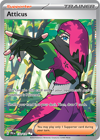 133/131 - Prismatic Evolutions - Atticus (Full Art Rare)