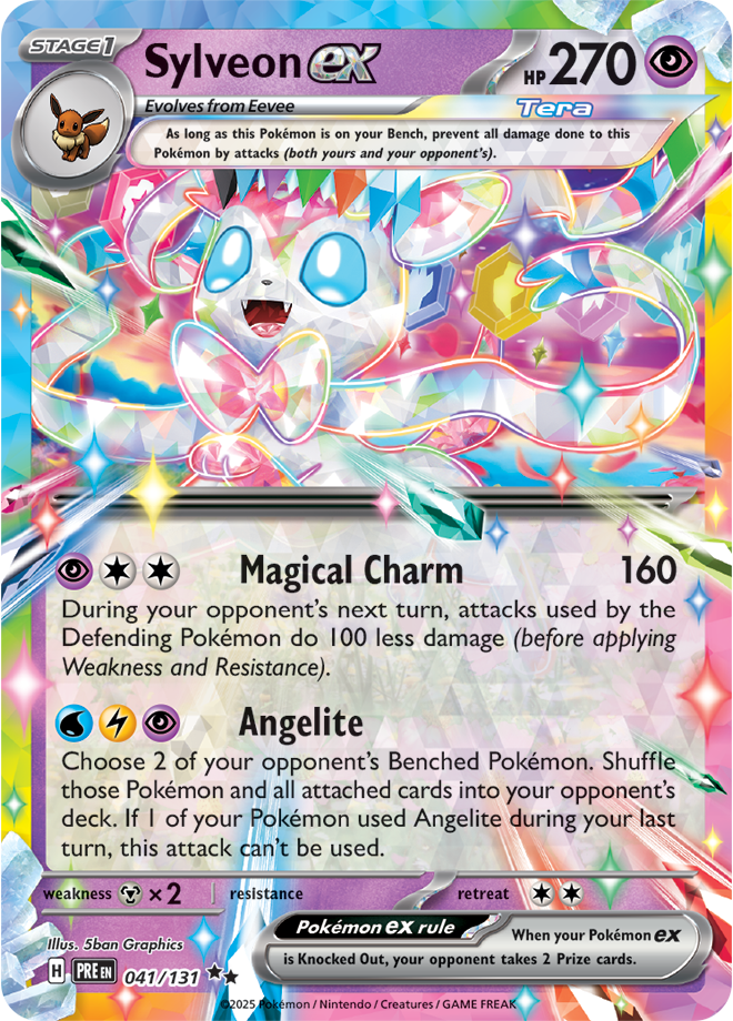 041/131 - Prismatic Evolutions - Sylveon ex (Double Rare)